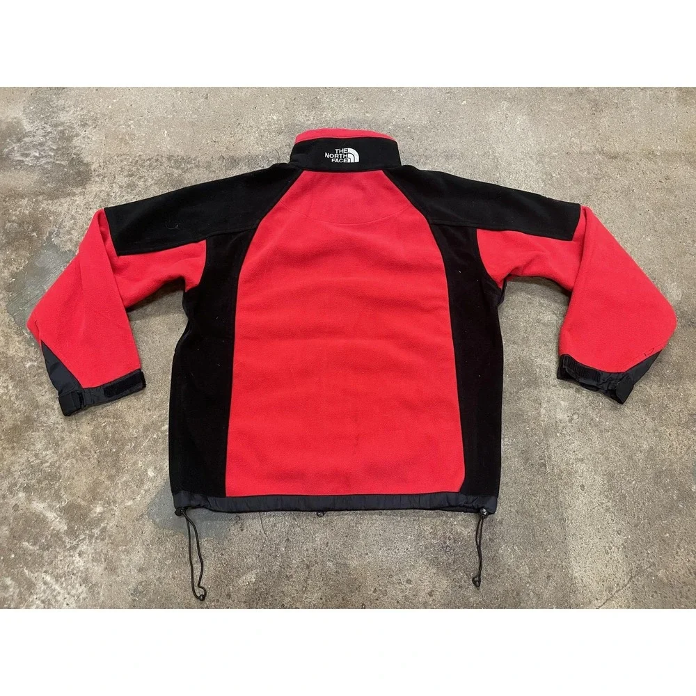 The North Face Jacket Mens Medium Red Black Summit Series Windstopper Fleece - Picture 10 of 16